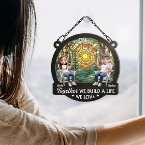 You And Me We Got This - Personalized Couple Custom Shaped Acrylic Plaque