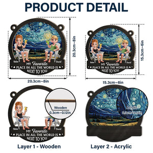 You And Me We Got This - Personalized Couple Custom Shaped Acrylic Plaque