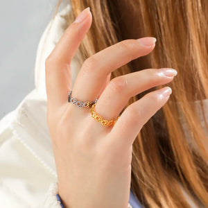 Adjustable Paw Print Ring β Made of Stainless Steel