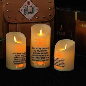 To My GrandDaughter - Sunshine lyrics - LED candle