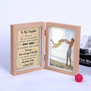Dad To Daughter - Straighten Your Crown - Photo Frame