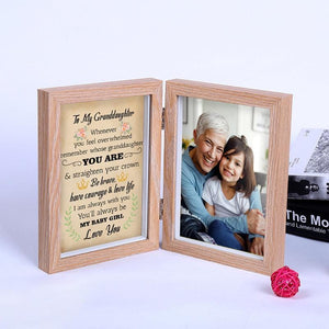 To My Granddaughter - Straighten Your Crown - Photo Frame