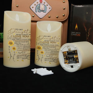 To my daughter LED candle