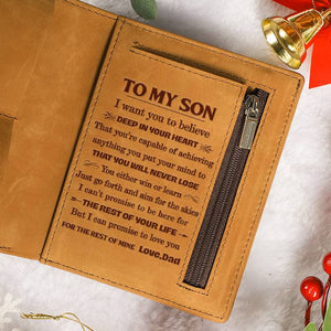 Dad To Son - You Will Never Lose -  Wallet