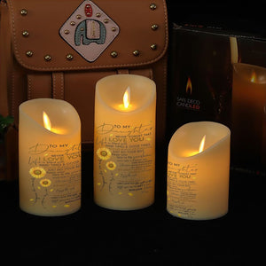 To my daughter LED candle