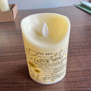 To my daughter LED candle