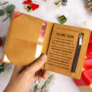Dad To Son - You Will Never Lose -  Wallet