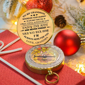 To My GrandSon - Enjoy The Ride - Compass