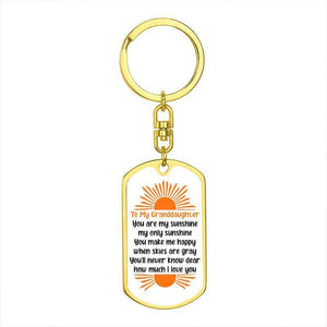 To My GrandDaughter - Sunshine lyrics - Keychain
