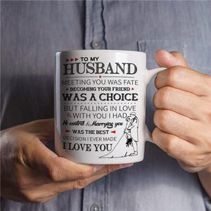 To My Husband - Falling In Love - Coffee Mug