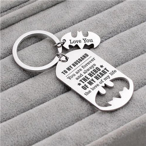 To My Husband - You Are My Hero - Sweet Keychain