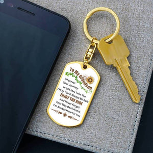 To My GrandSon - Enjoy The Ride - Keychain