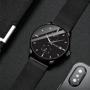 To Our Grandson - Engraved Luxurious Casual Quartz Wrist Watch