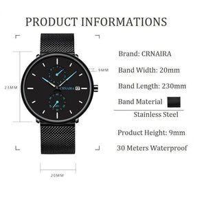 To Our Granddaughter - Engraved Luxurious Casual Quartz Wrist Watch