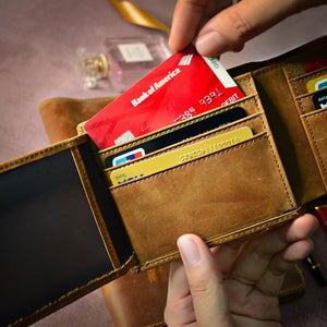 To My Husband - You Are My Everything - Genuine Leather Wallet