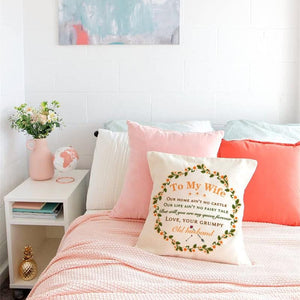 Husband To Wife - You Are My Queen Forever - Pillow Case