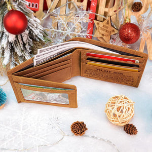Mom To Son - Genuine Premium Leather Card Wallet