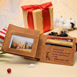 William Butler Yeats Motivational Quotes - Bifold Wallet