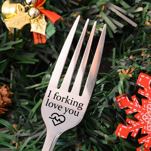 Engraved Fork - Best Gift for Husband Wife and Family