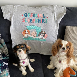 Dog Official Sleepshirt - Personalized Custom Unisex T-shirt