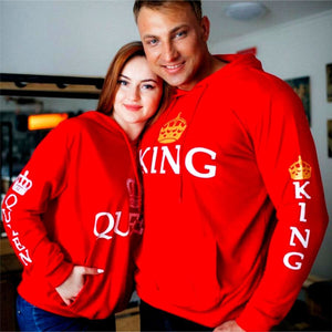 Red King & Queen Hoodies