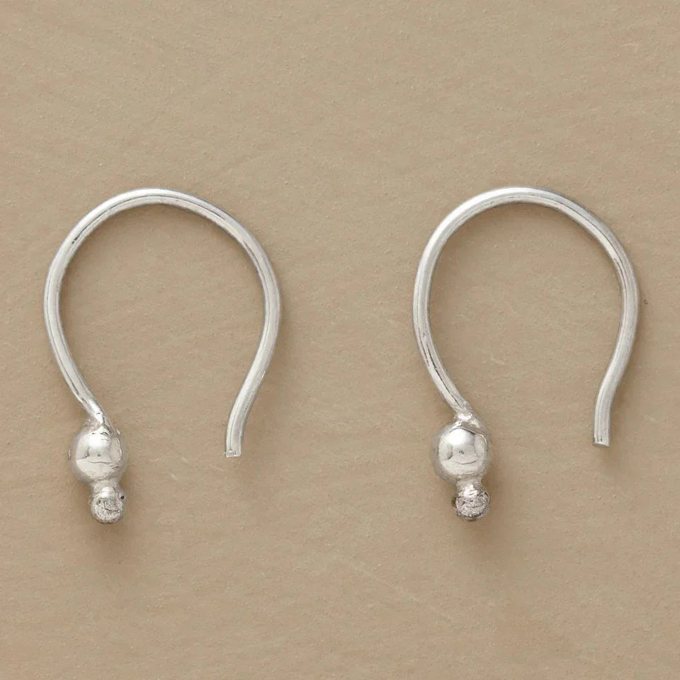 Sterling Silver Double Dot Earrings