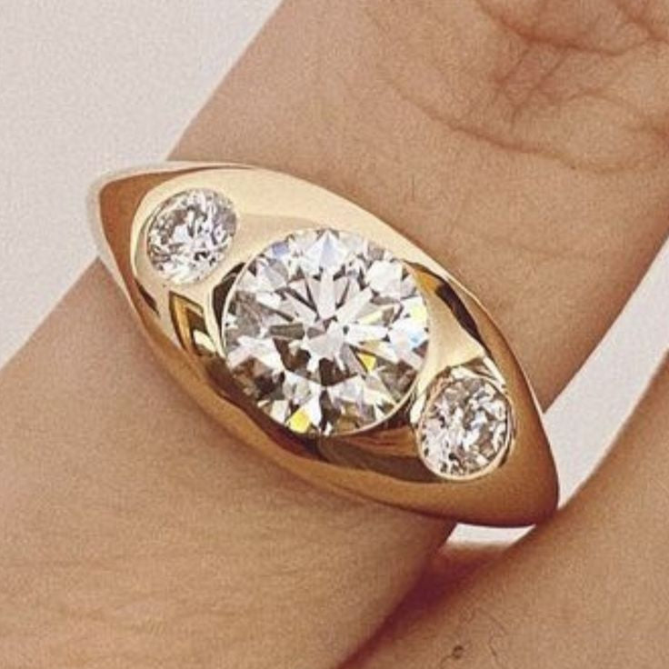 Vintage Spark Gold Ring