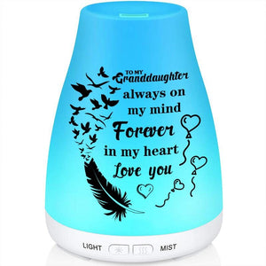 To My Granddaughter - Engraved Essential Oil Diffuser