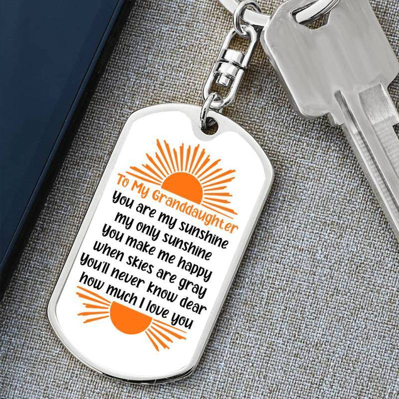 To My GrandDaughter - Sunshine lyrics - Keychain