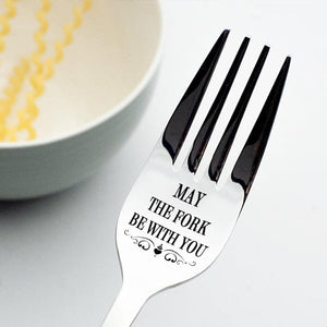 Engraved Fork - Best Gift for Husband Wife and Family
