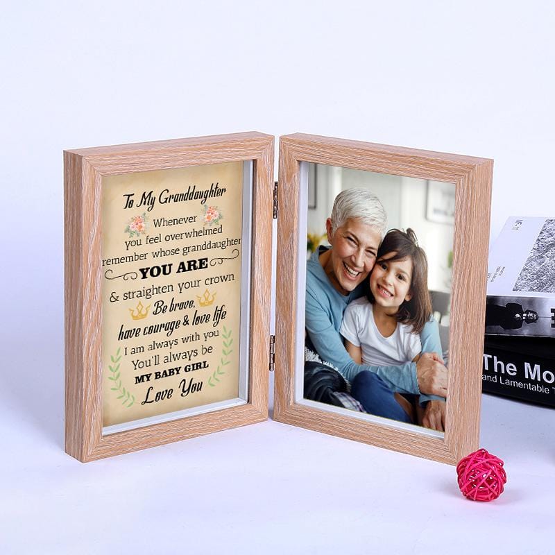 To My Granddaughter - Straighten Your Crown - Photo Frame