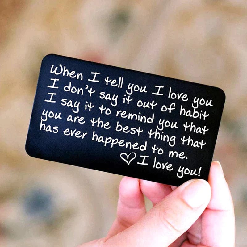 Dad Gifts from Daughter/Son, Wallet Card for My Daddy, Personalized Wedding Day Gift for Dad