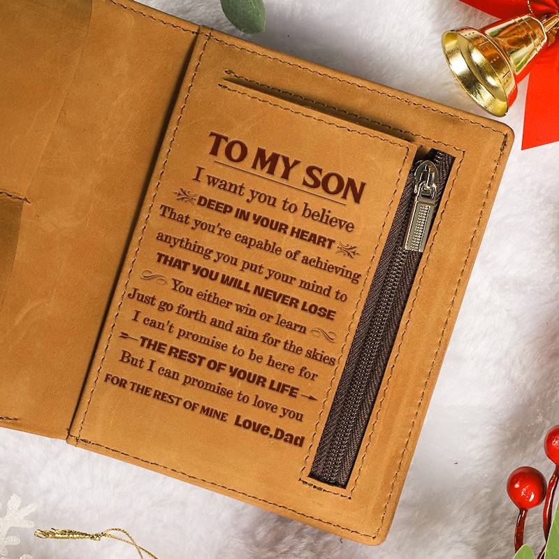 Dad To Son - You Will Never Lose -  Wallet