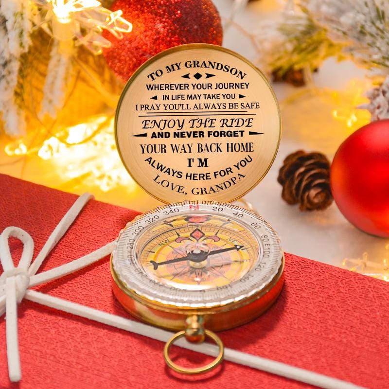 To My GrandSon - Enjoy The Ride - Compass