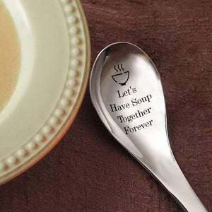 Engraved Soup Spoon - Best Gift for Family and Friend
