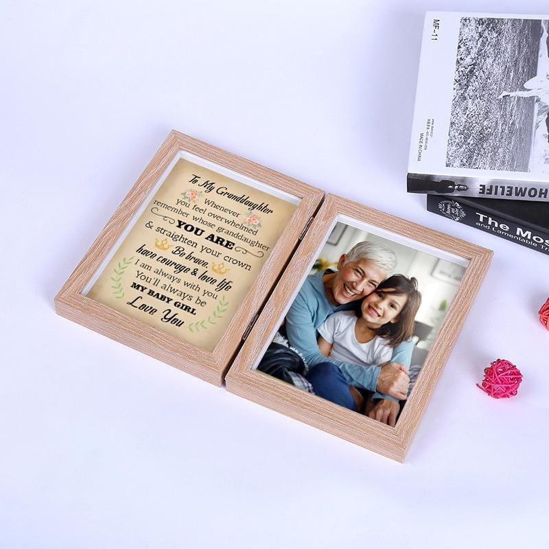 To My Granddaughter - Straighten Your Crown - Photo Frame