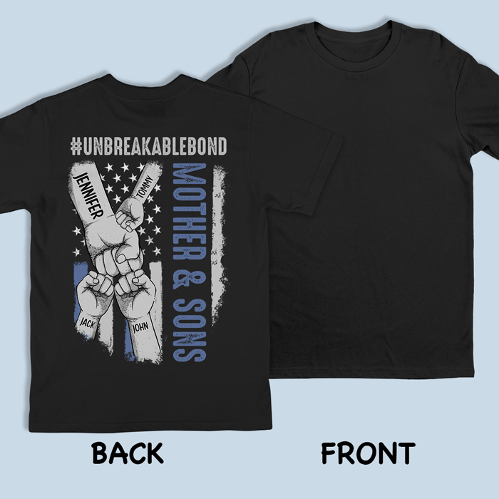 Our Unbreakablebond Relationship - Family Personalized Custom Unisex T-shirt, Birthday Gift For Mom