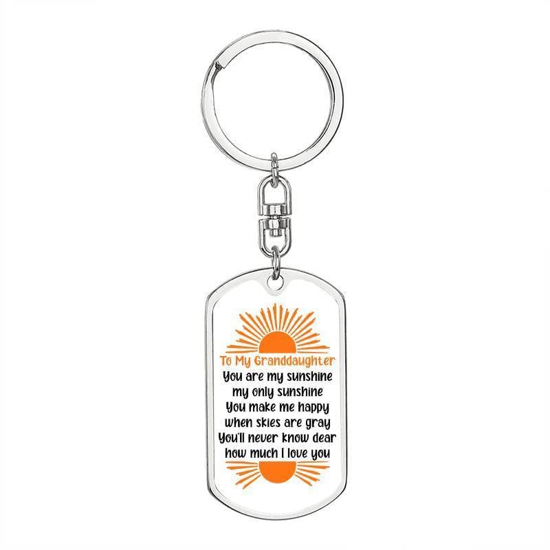 To My GrandDaughter - Sunshine lyrics - Keychain