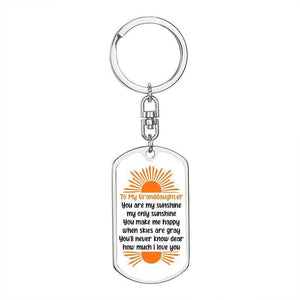 To My GrandDaughter - Sunshine lyrics - Keychain