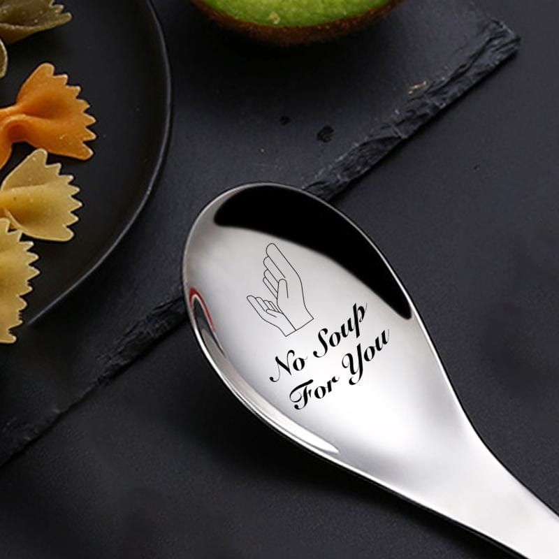 Engraved Soup Spoon - Best Gift for Family and Friend