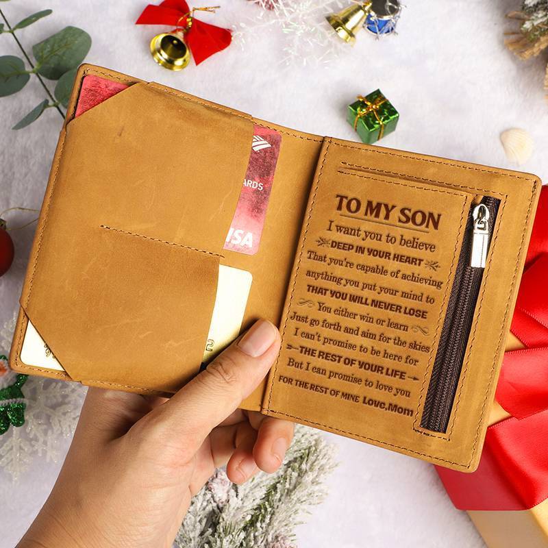 Mom To Son - You Will Never Lose -  Wallet