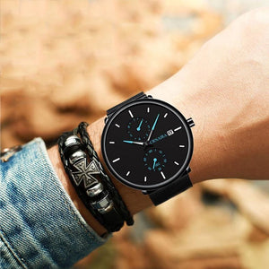 To Our Son - Engraved Luxurious Casual Quartz Wrist Watch