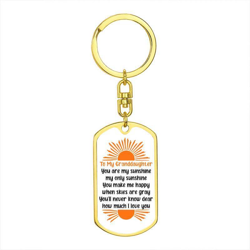 To My GrandDaughter - Sunshine lyrics - Keychain