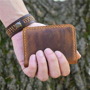 Mum To Son -You Will Never Lose- Leather Bifold Wallet