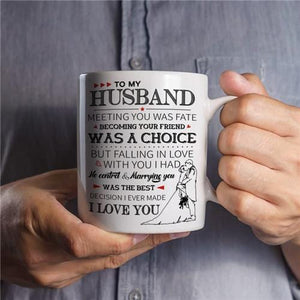 To My Husband - Falling In Love - Coffee Mug