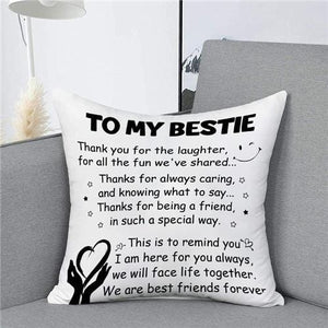 To My Bestie - We Are Best Friends Forever - Pillow Case