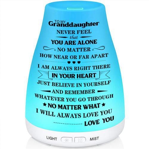 To My Granddaughter - Engraved Essential Oil Diffuser