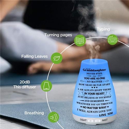 To My Granddaughter - Engraved Essential Oil Diffuser