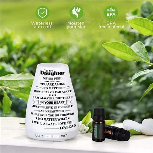 Dad To Daughter - Engraved Essential Oil Diffuser