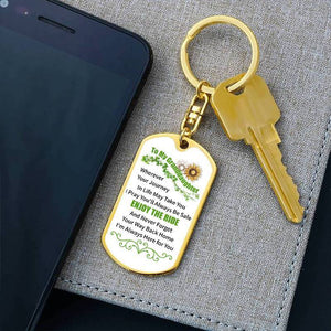 To My GrandDaughter - Enjoy The Ride - Keychain